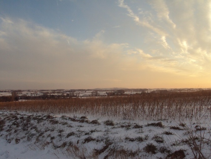 Le Mont-de-l'Enclus sous la neige durant l'hiver 2013 - photo de José Boucart 01