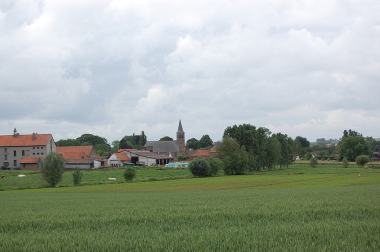 Vue d'ensemble du village de Russeignies - photo de Jean-Paul Béghin 01